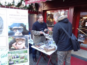 Le stand de PPF tenu par Franck