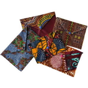 Pochettes en wax